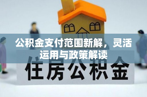 卓尼公积金支付范围新解，灵活运用与政策解读