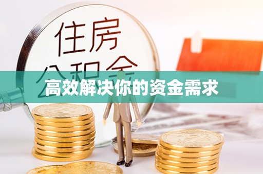 卓尼高效解决你的资金需求