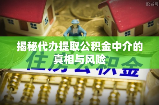 卓尼揭秘代办提取公积金中介的真相与风险