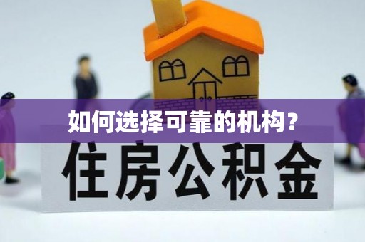 卓尼如何选择可靠的机构？