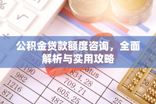 卓尼公积金贷款额度咨询，全面解析与实用攻略