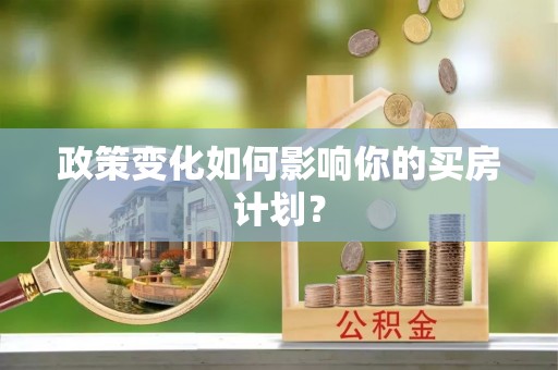 卓尼政策变化如何影响你的买房计划？