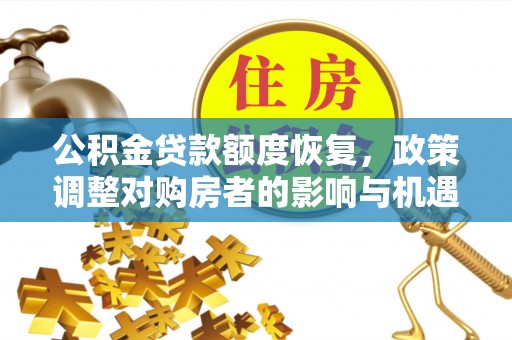 卓尼公积金贷款额度恢复，政策调整对购房者的影响与机遇