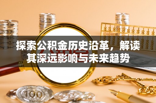 卓尼探索公积金历史沿革，解读其深远影响与未来趋势