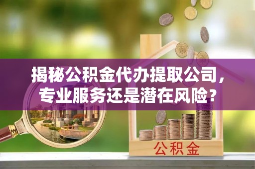 卓尼揭秘公积金代办提取公司，专业服务还是潜在风险？